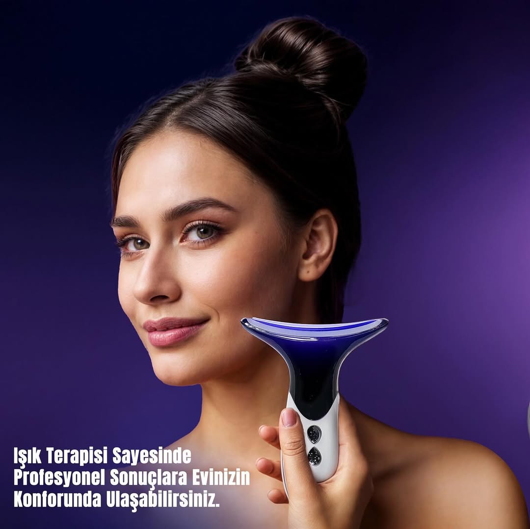 Yüz ve Boyun için Lifting Etkili EMS Cihazı, Gıdık, Sarkma, Yüz ve Boyun Sıkılaştırıcı