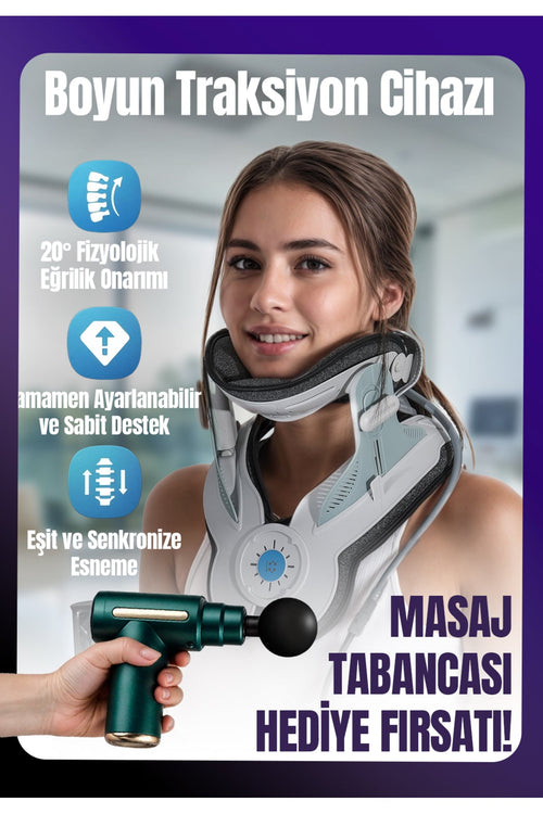 Boyun Traksiyon Cihazı, Boyun Fıtığı, Boyun Düzleşmesi, Boyun Tutulması, Boyun Ortopedik Destek