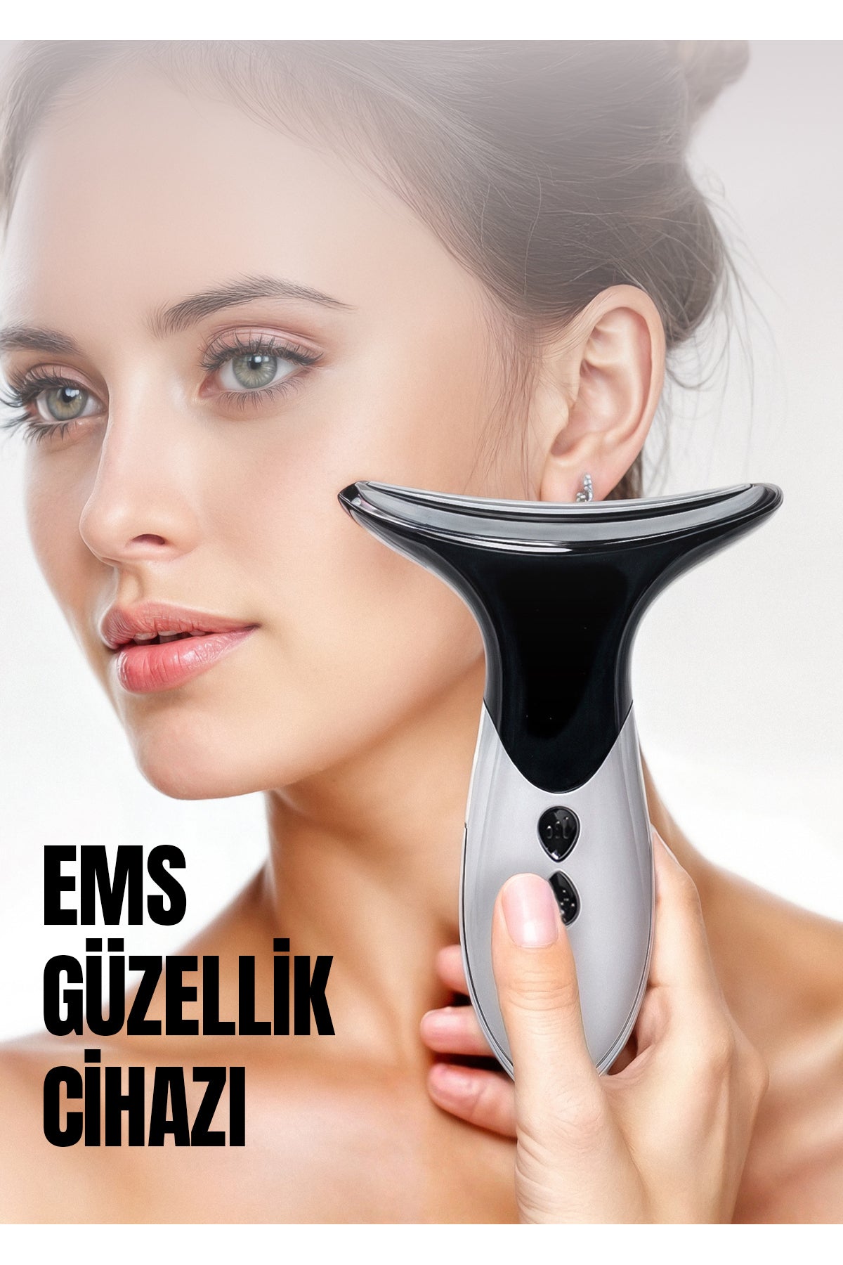 Yüz ve Boyun için Lifting Etkili EMS Cihazı, Gıdık, Sarkma, Yüz ve Boyun Sıkılaştırıcı