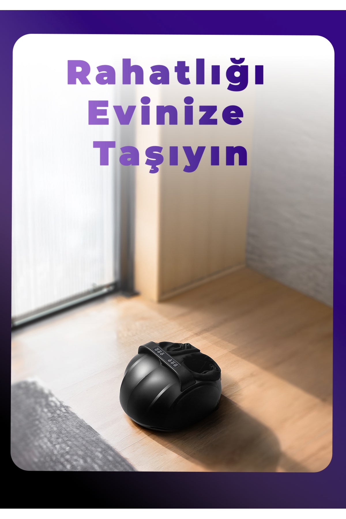 Premium Ayak Masaj Aleti İstasyonu Isıtmalı Yoğurmalı Vibrasyonlu | Profesyonel Ev Tipi